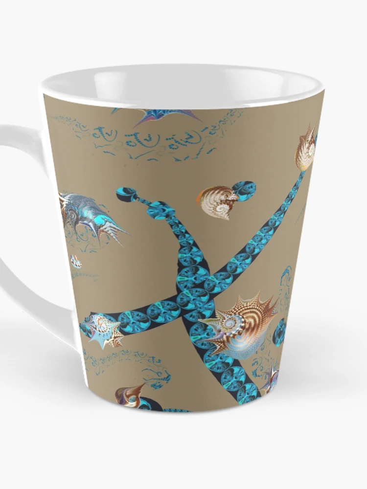 Thumbnail 3 of 4, Coffee Mug, Abstract Geometric. Blue Rococo designed and sold by runati.