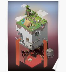 Póster Mundo de bloques