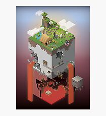 World of Blocks Photographic Print