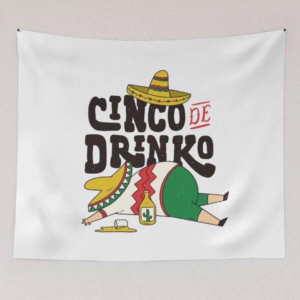 Item preview, CINCO DE MAYO FUNNY T-SHIRT TEE SWEATER HOODIE GIFT PRESENT BIRTHDAY CHRISTMAS designed and sold by Timcito.