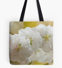 White Blossoms Tote Bag