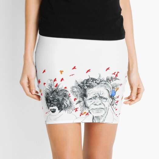 Sunmen with the Birds Mini Skirt