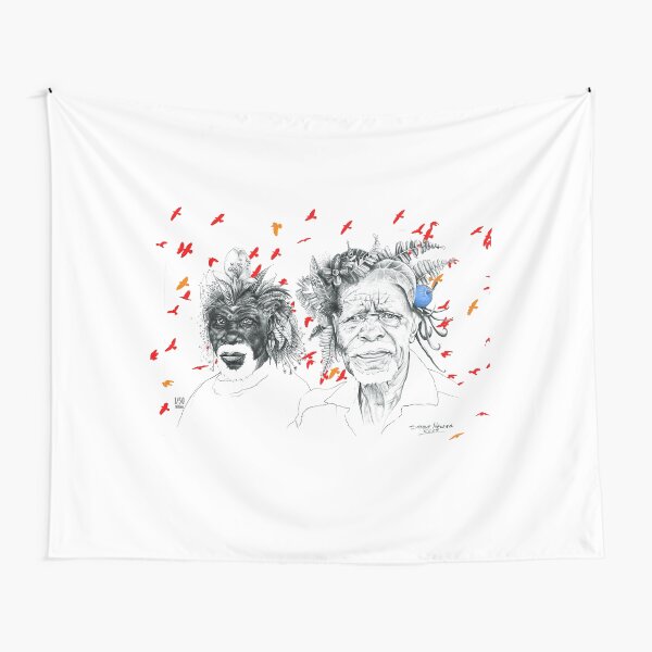Sunmen with the Birds Tapestry