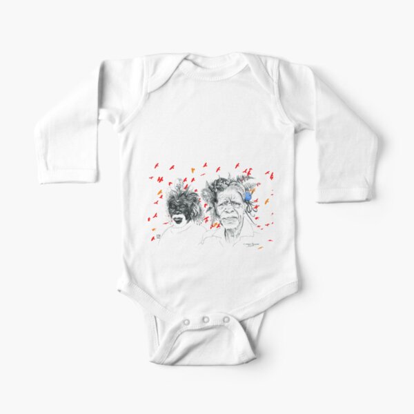 Sunmen with the Birds Long Sleeve Baby One-Piece