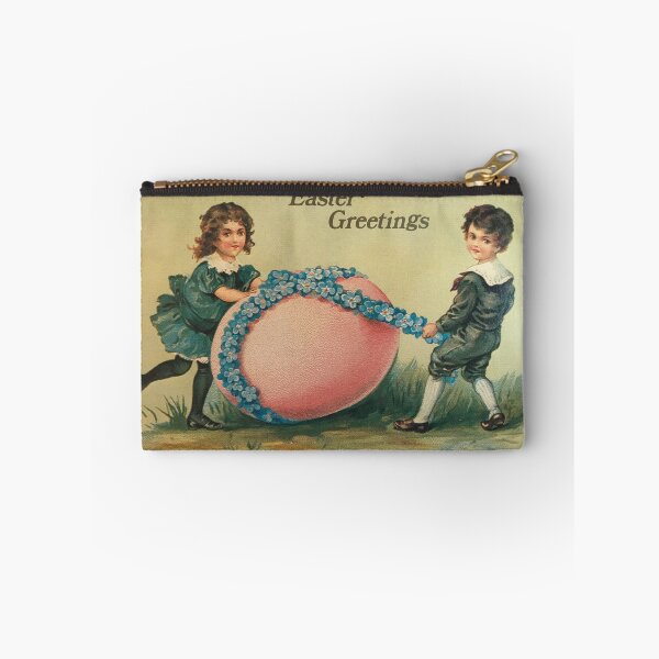 Item preview, Easter Greetings, vintage antique postcard with Easter egg designed and sold by djrunnels.