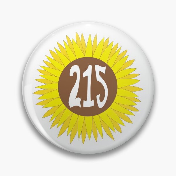 Item preview, Hand Drawn Pennsylvania Sunflower 215 Area Code designed and sold by itsrturn.