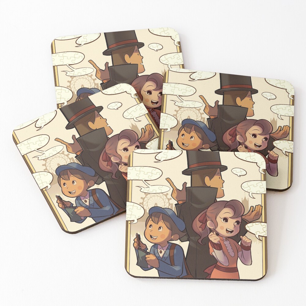 Item preview, Coasters (Set of 4) designed and sold by tomotomo.