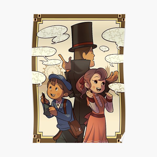 professor layton Poster
