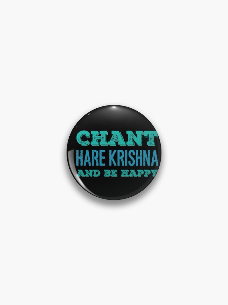 Hare Krishna Mahamantra Pin for Sale by Mandala108