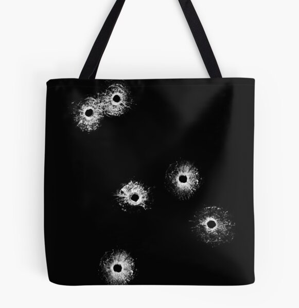 Bullet Holes Through Glass Tote Bag for Sale by Gianni A. Sarcone