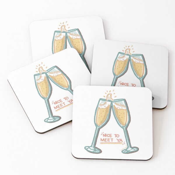 Item preview, NICE TO MEET YA designed and sold by Anahi Daza.