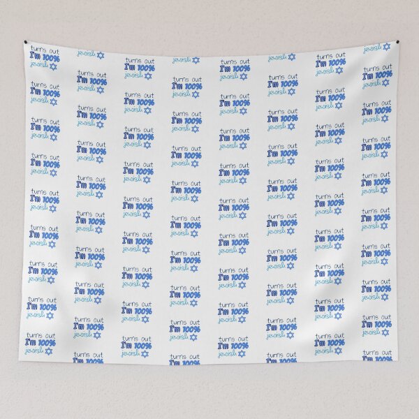 Item preview, turns out i'm 100% jewish designed and sold by sockgirl17.