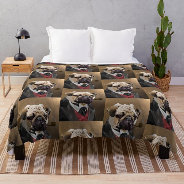 Item preview, Pug smoking a pipe designed and sold by MindChirp.