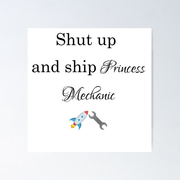 Item preview, Princess Mechanic Emoji  Art designed and sold by Evelyn Ulrich.