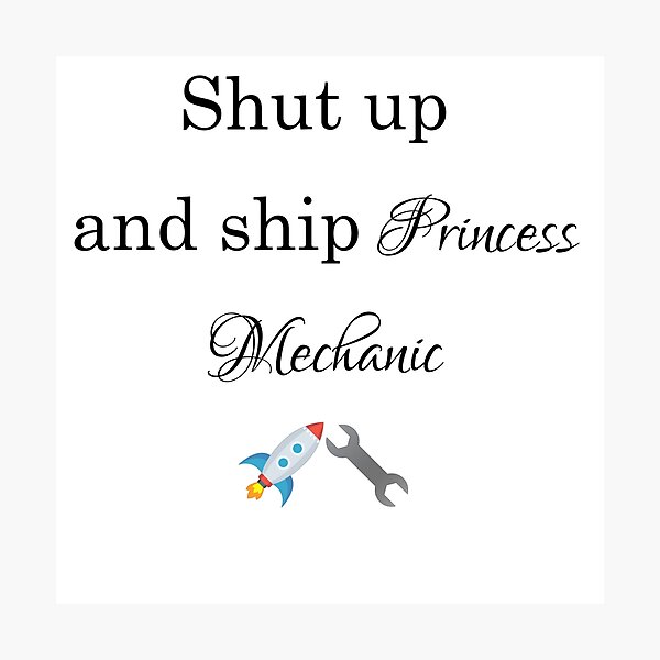 Item preview, Princess Mechanic Emoji  Art designed and sold by Evelyn Ulrich.