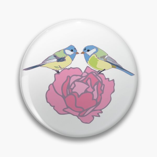 Item preview, Great tits on a flower designed and sold by Artevissa.