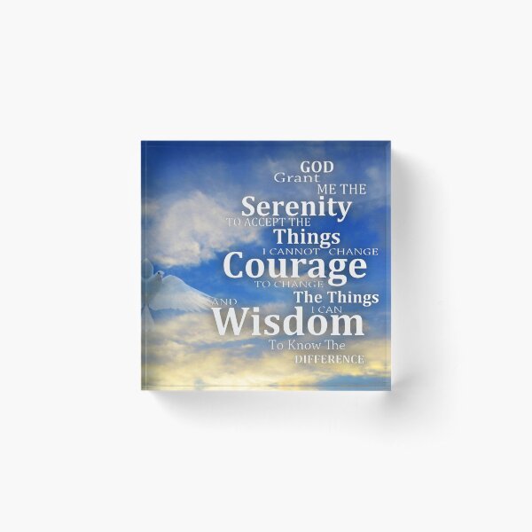 Item preview, A Serenity Prayer - White Dove - Sharon Cummings designed and sold by Sharon Cummings Art.