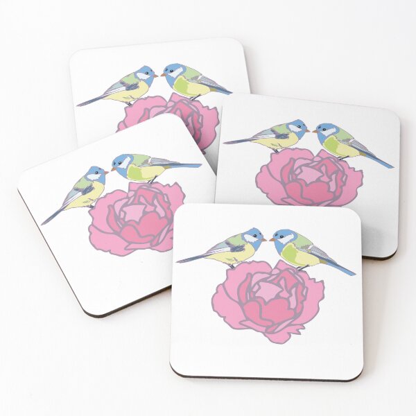 Item preview, Great tits on a flower designed and sold by Artevissa.