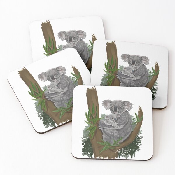Item preview, Koala Love Mother and Baby designed and sold by slaterza.