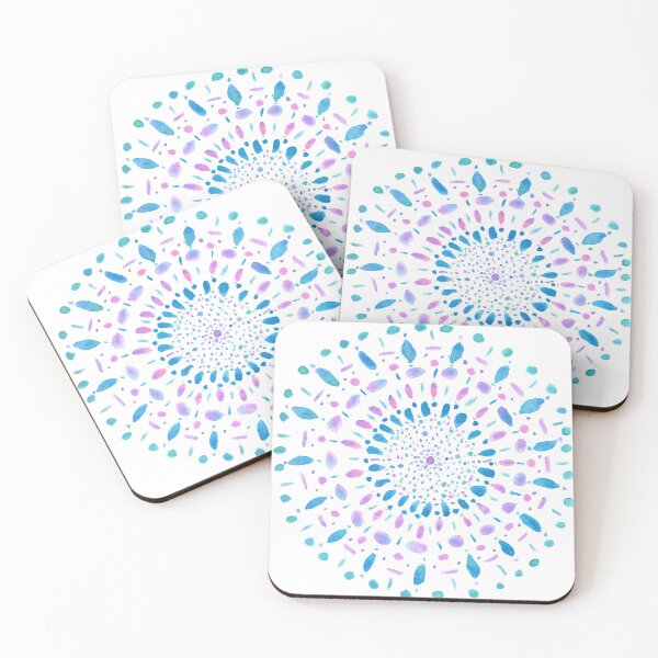 Aperçu de l'œuvre Mandala à pois aquarelle créée et vendue par andrea262.