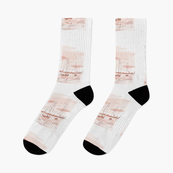 Item preview, Boats watercolor - minimalist design - reds designed and sold by Tropical Blood.