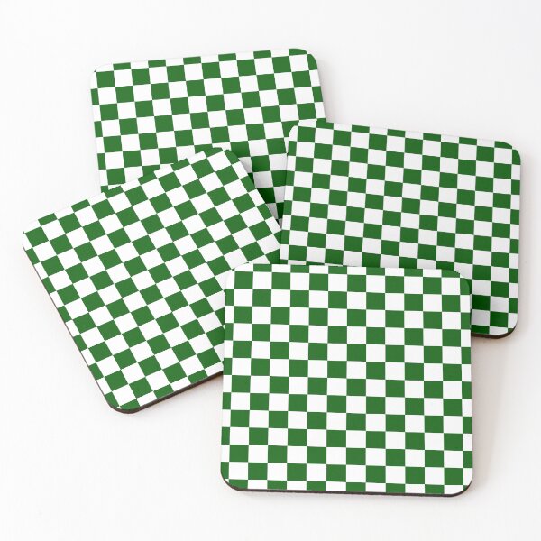 Item preview, Check Board Pattern White X Green designed and sold by usernamenaijan.