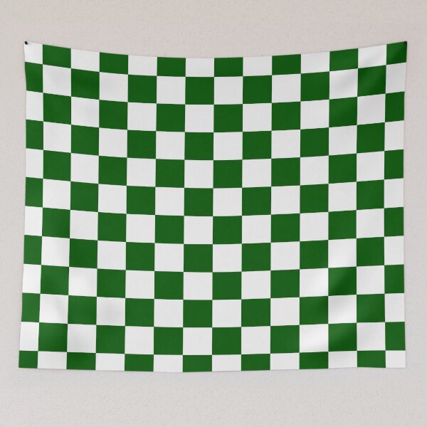 Item preview, Check Board Pattern White X Green designed and sold by usernamenaijan.