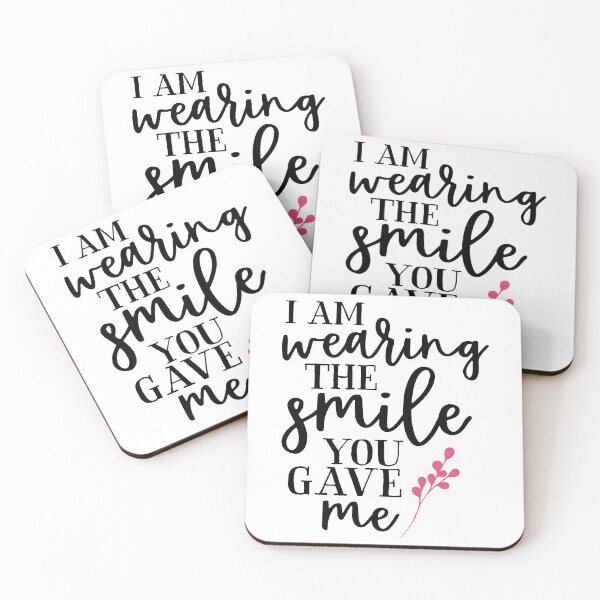 Item preview, I Am Wearing The Smile, Gift Valentines Day Ideas, Sweet Gifts designed and sold by coilsandglory.