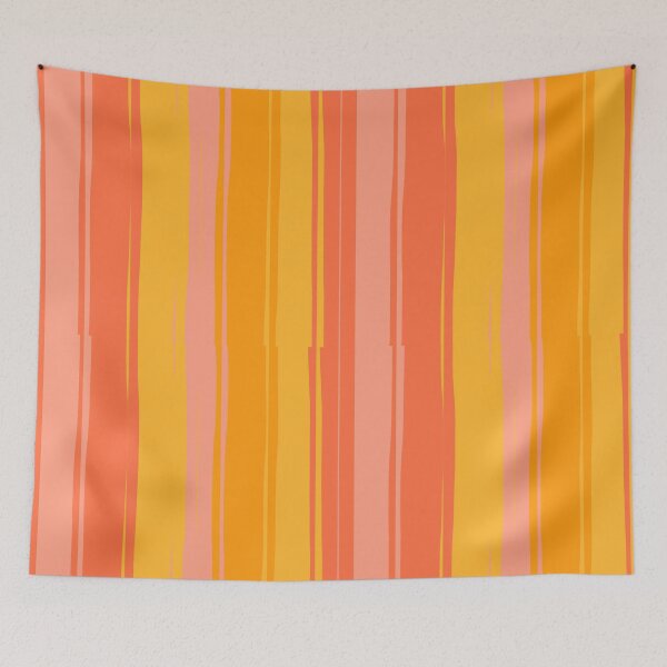 Item preview, Pink and Orange Stripes designed and sold by sbolubasz17.