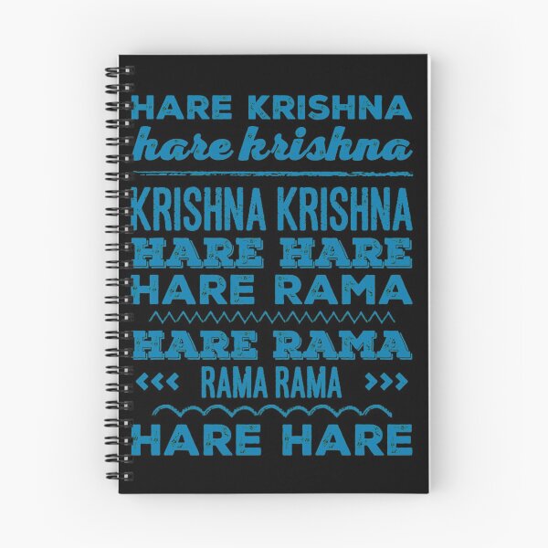 Item preview,  Hare Krishna Mahamantra Blue designed and sold by Mandala108.