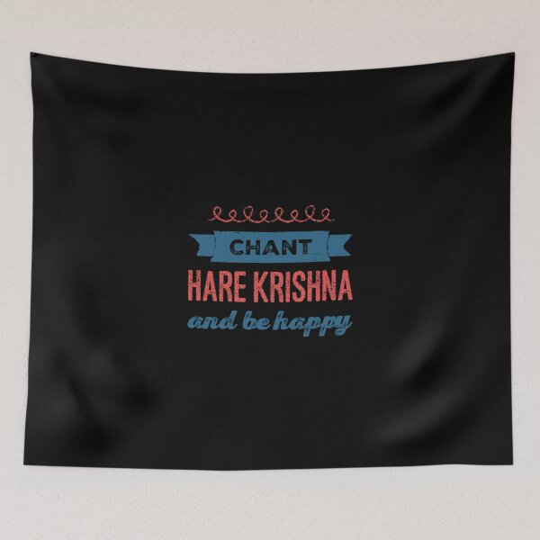 Item preview, Chant Hare Krishna and be happy designed and sold by Mandala108.