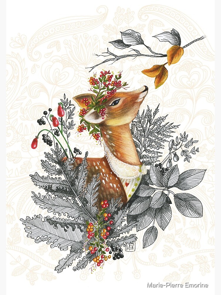 « BICHE DES SOUS-BOIS » par MariePommette