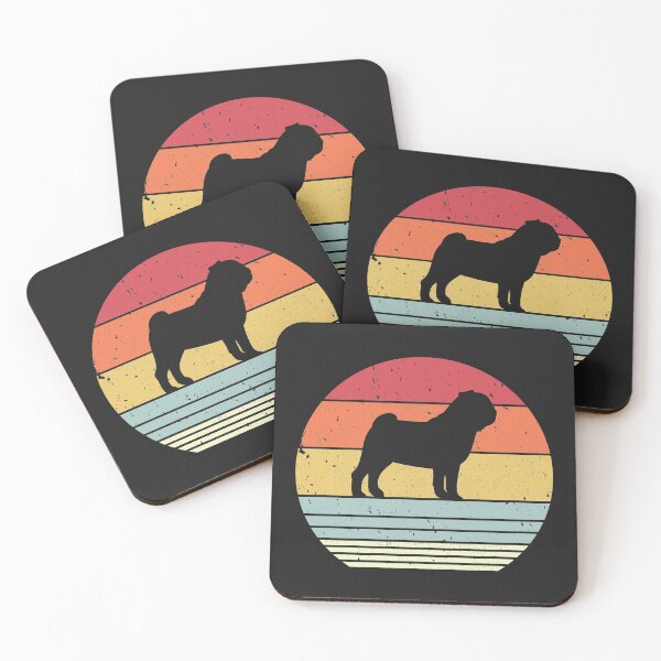 Item preview, Pug Design. Retro Style Product designed and sold by PackAPunch.