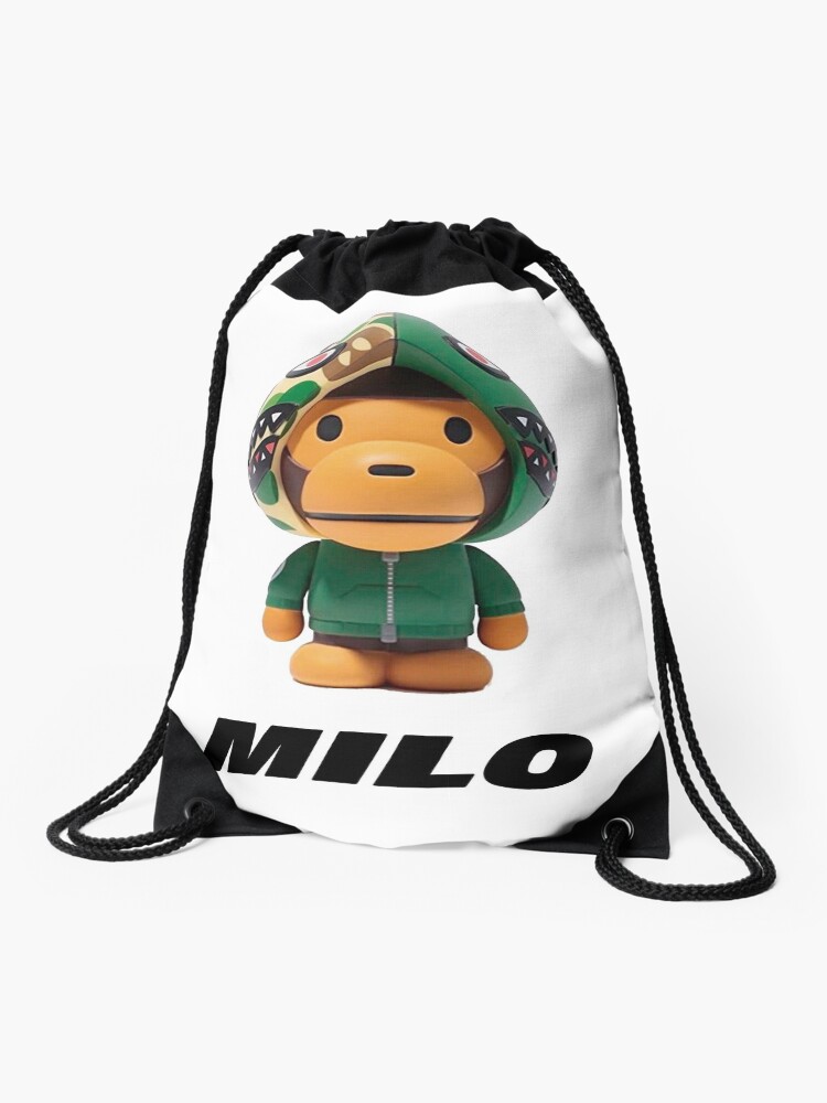 Bape BAPE BACKPACK Baby Milo Red Logo Book Bag A Bathing Ape