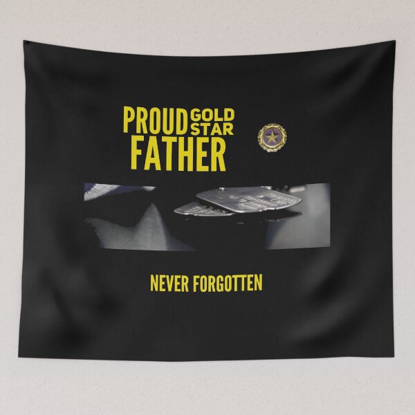 Item preview, Proud Gold Star Father designed and sold by Samthenet.