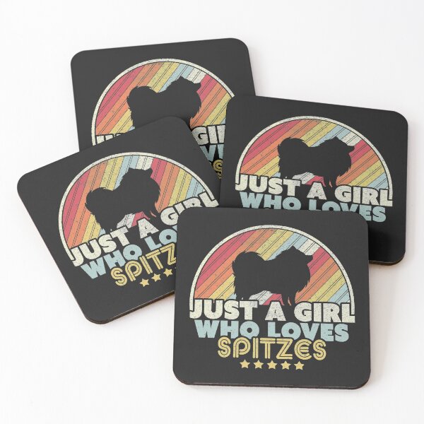 Item preview, Spitz Design. Retro, Just A Girl Who Loves Spitzes Print designed and sold by PackAPunch.
