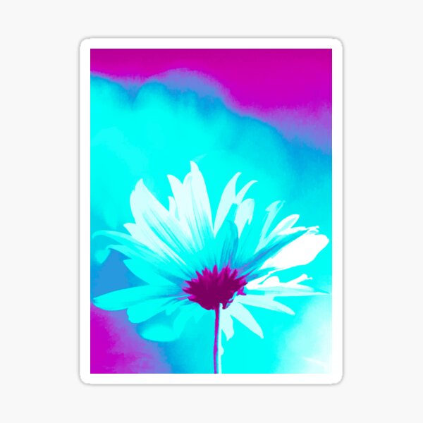Crazy Daisy (From "Painted Flowers" collection) Sticker