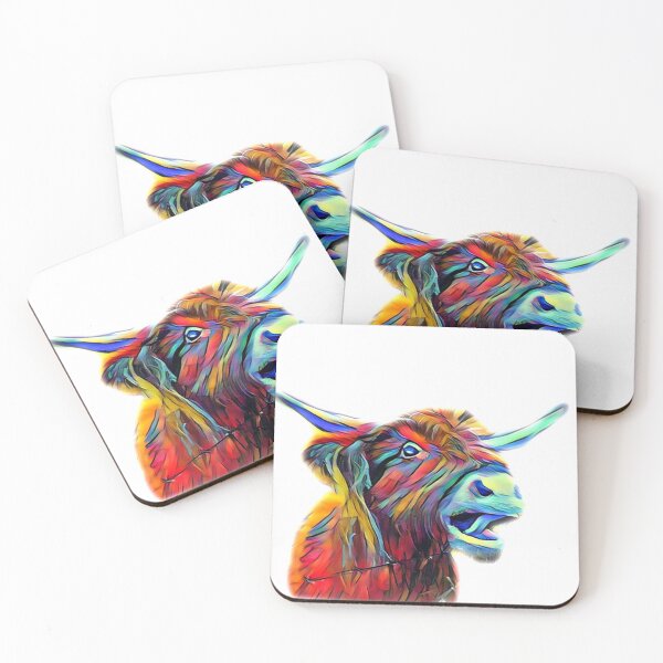 Item preview, Highland cow vibrancy collection cute animals  kids cartoon designed and sold by Julieford.