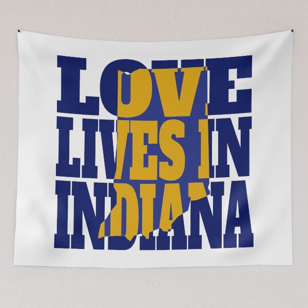 Item preview, Love Lives in Indiana designed and sold by DonDota.