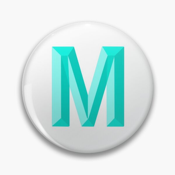 Item preview, Bevel Letter "M" designed and sold by isacaste.
