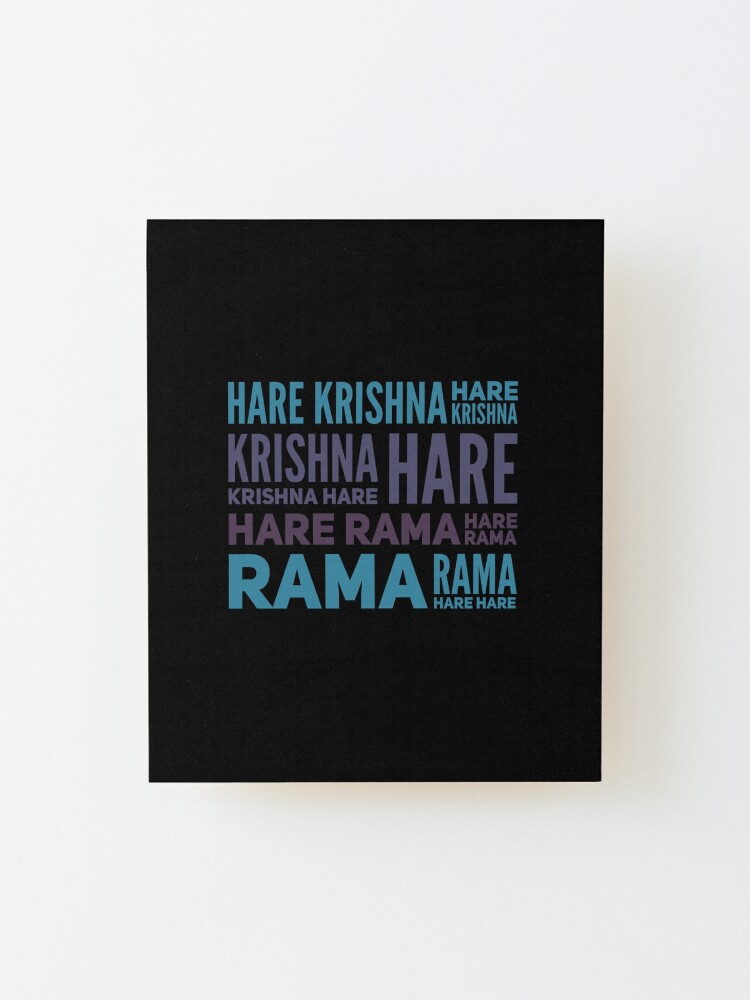 Hare Krishna Mahamantra Canvas Print for Sale by Mandala108