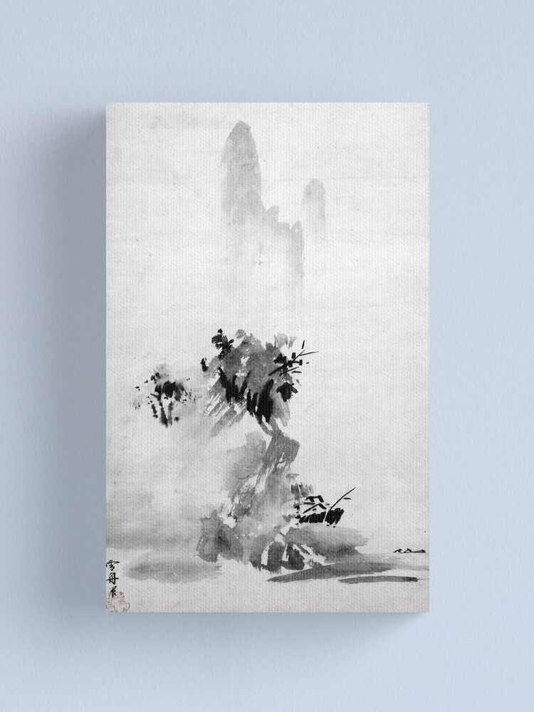 Alternate view of Sesshu Toyo Haboku-Sansui Landscape Canvas Print