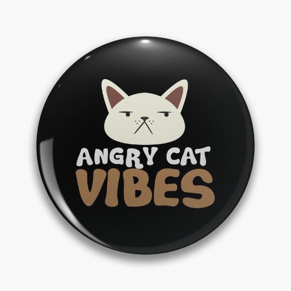 Item preview, Angry cat VIBES designed and sold by jazzydevil.