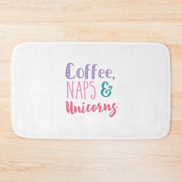Item preview, Coffee, naps and unicorns designed and sold by jazzydevil.