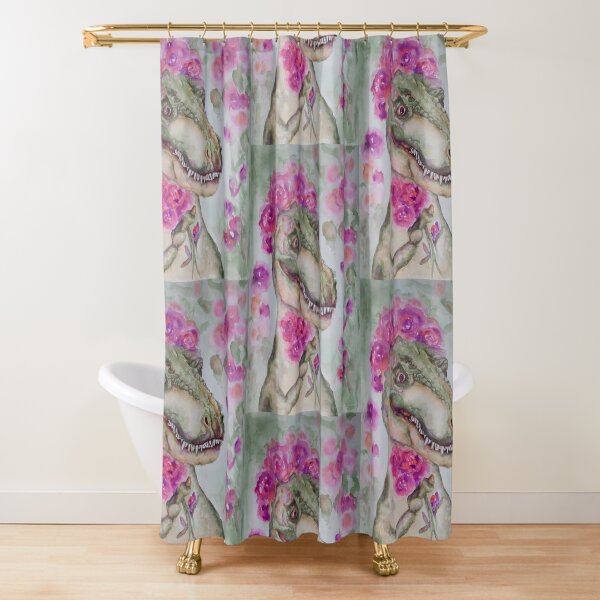 T-resas Floral Portrait Shower Curtain