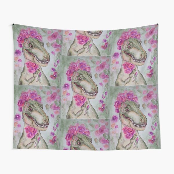 T-resas Floral Portrait Tapestry