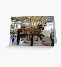 Armored Carousel Horse - Butchart Greeting Card
