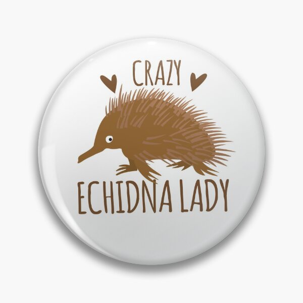 Item preview, Crazy Echidna lady designed and sold by jazzydevil.