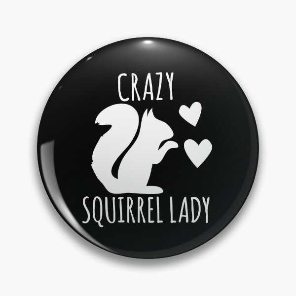 Item preview,  Crazy Squirrel Lady white designed and sold by jazzydevil.