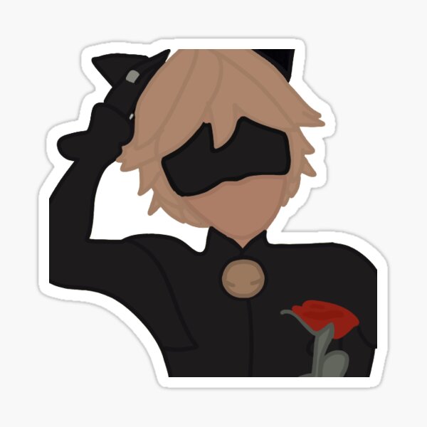 Chat Noir Sticker By Alebid Redbubble